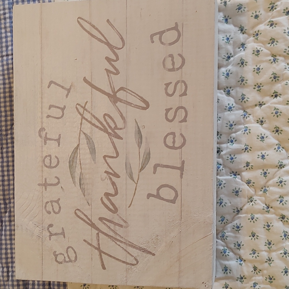 Rustic Farmhouse sign 5 1/4" H x 7 1/4" W